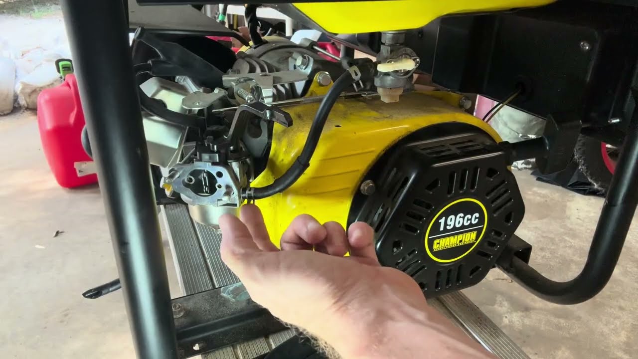 Carburetor replacement Champion 4000 generator
