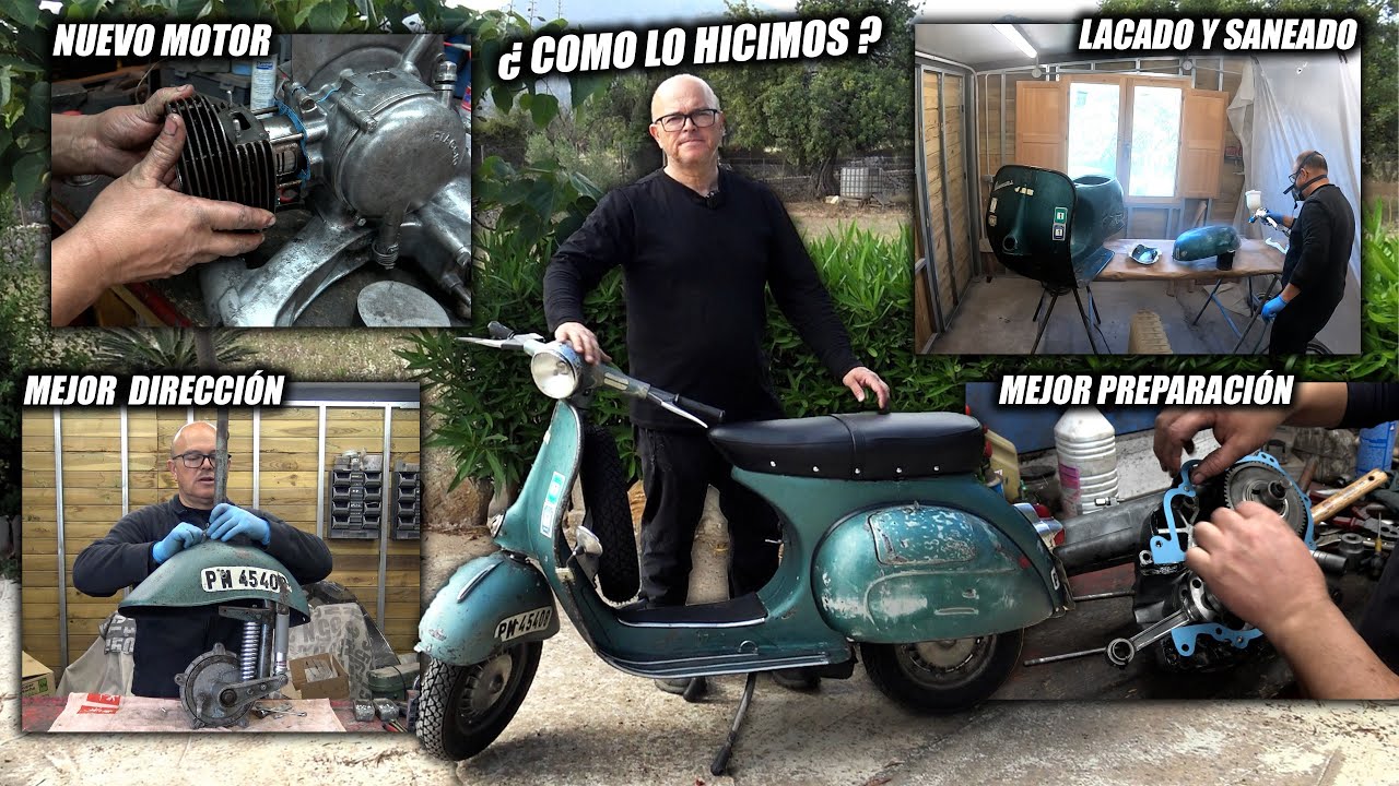 Restauración Completa : Vespa 150s de 1962