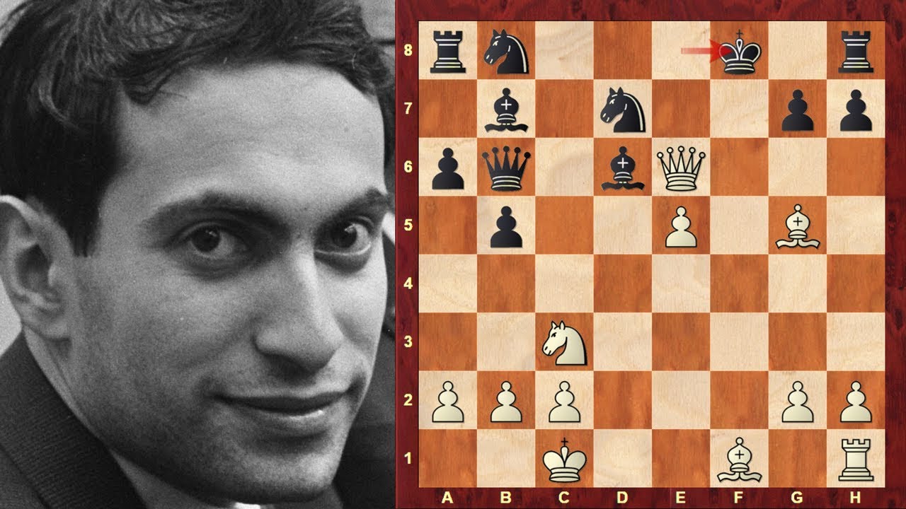 One of Mikhail Tal's outrageously elegant attacking miniature games vs NN - URS (1963)