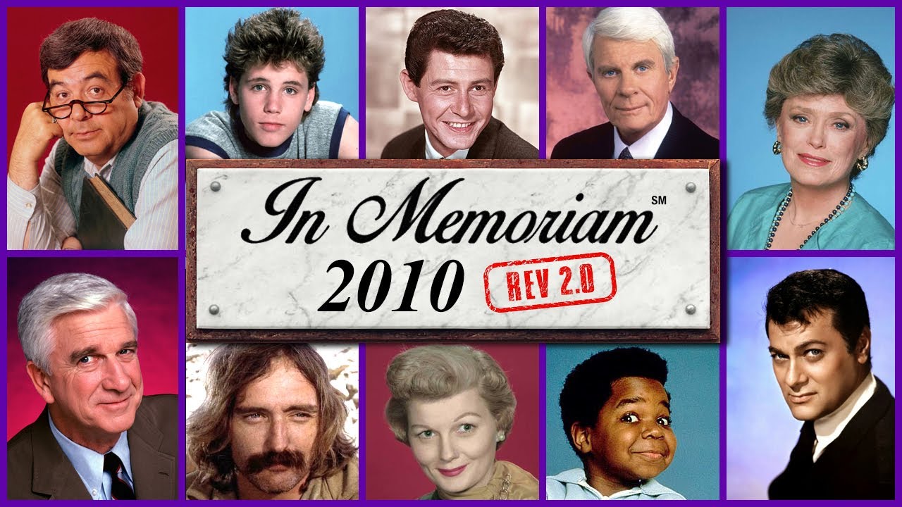 In Memoriam 2010: Famous Faces We Lost in 2010 (rev2.0)