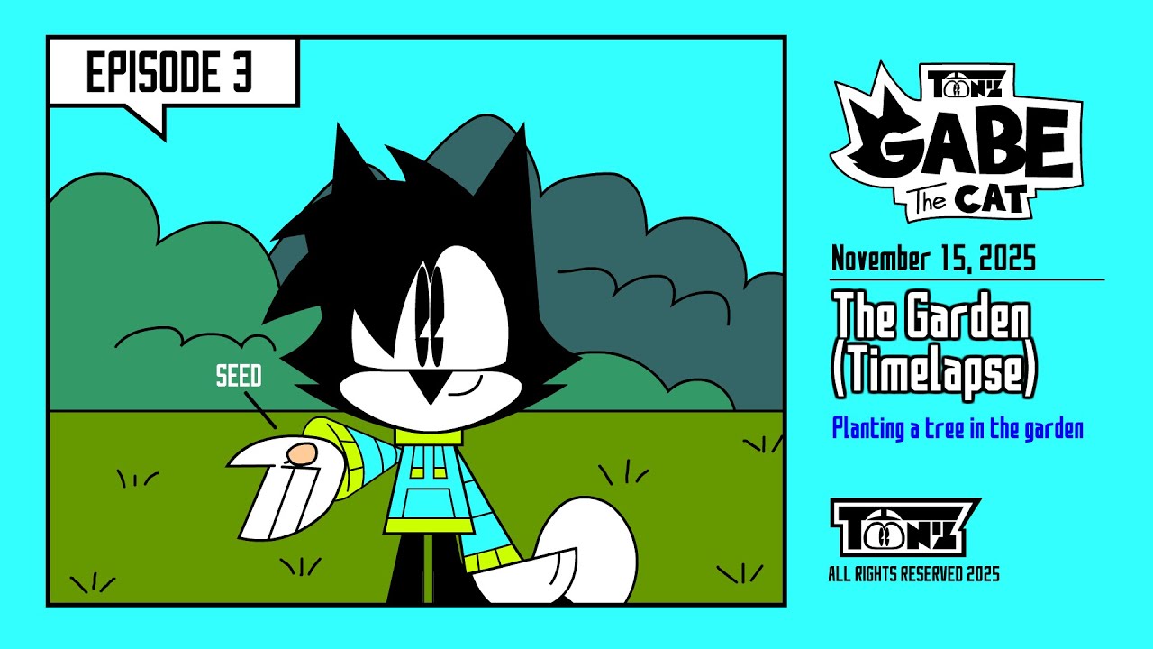 Gabe the Cat | E03 | The Garden