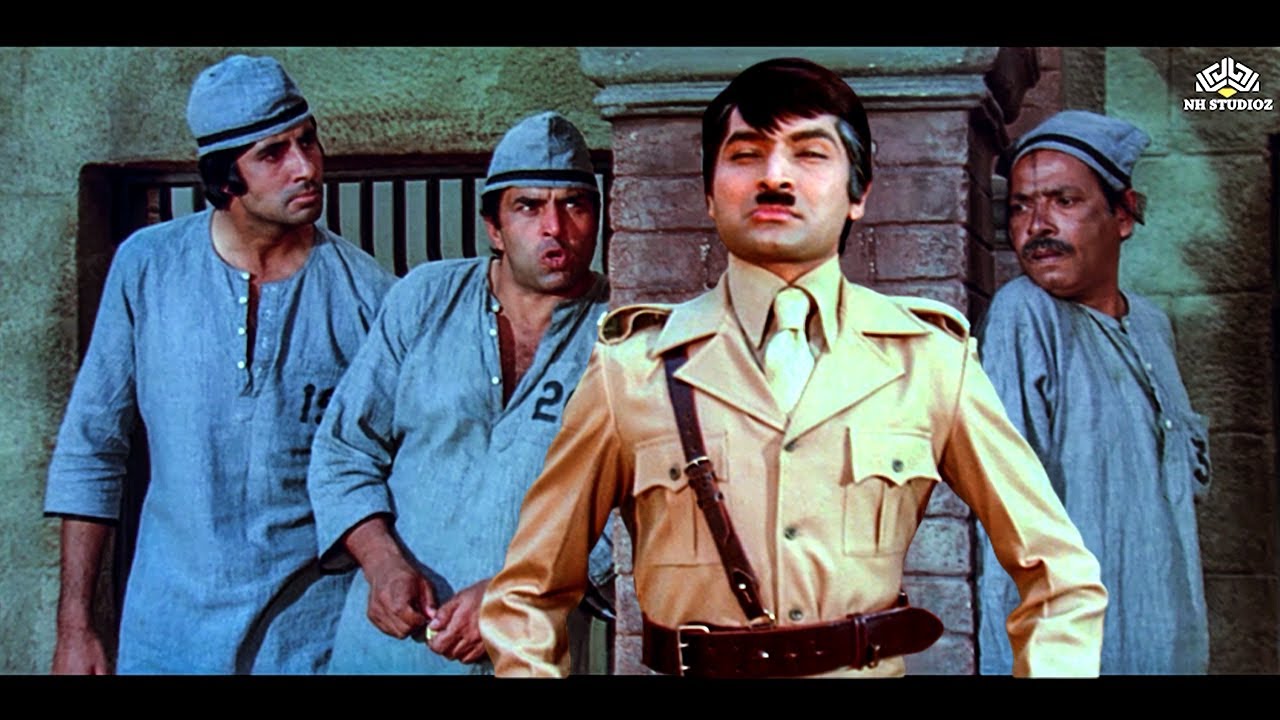 जेल में पिस्तौल.. हम है अंग्रेज़ो के ज़माने के जेलर | Nonstop comedy | अमिताभ, धर्मेंद्र | Sholay