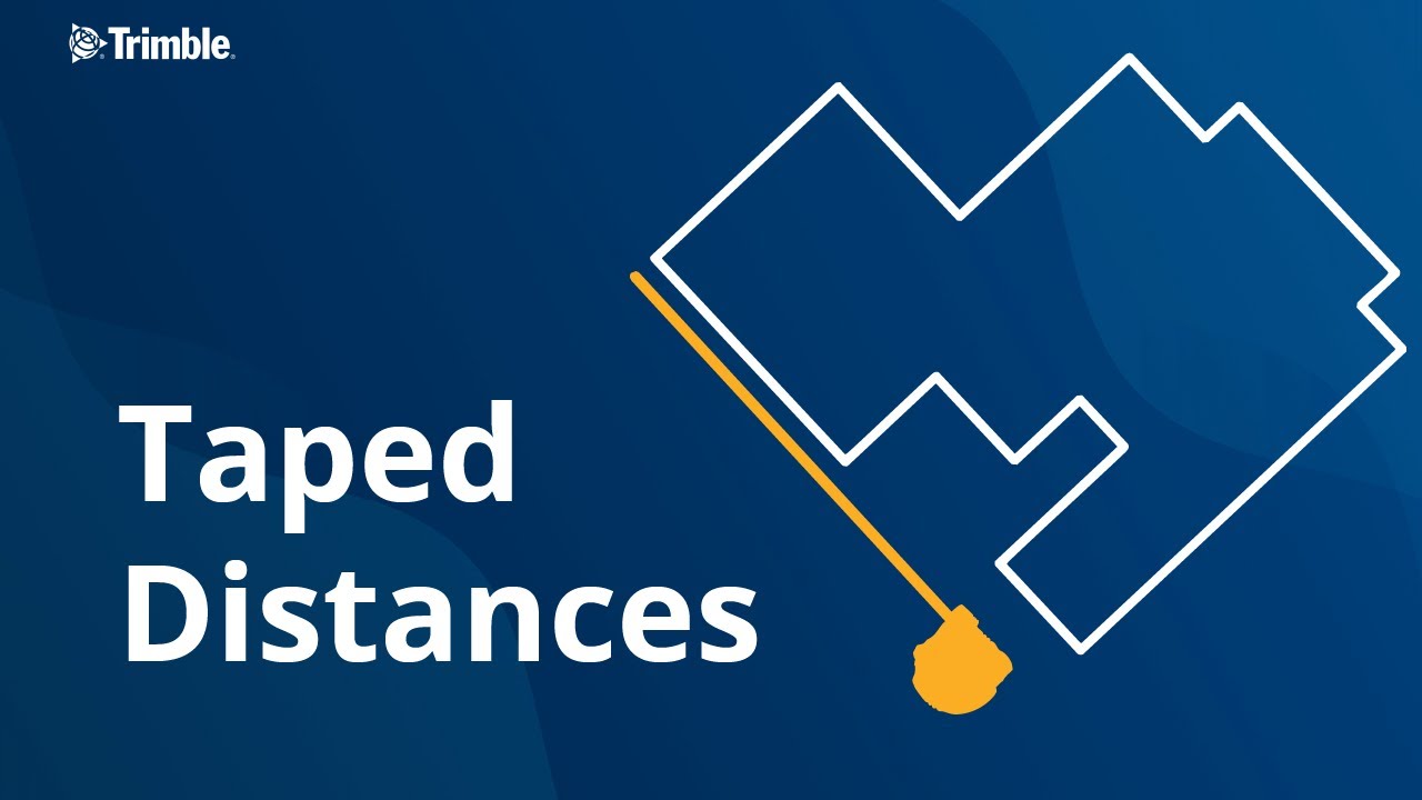 Taped Distances - Trimble Access