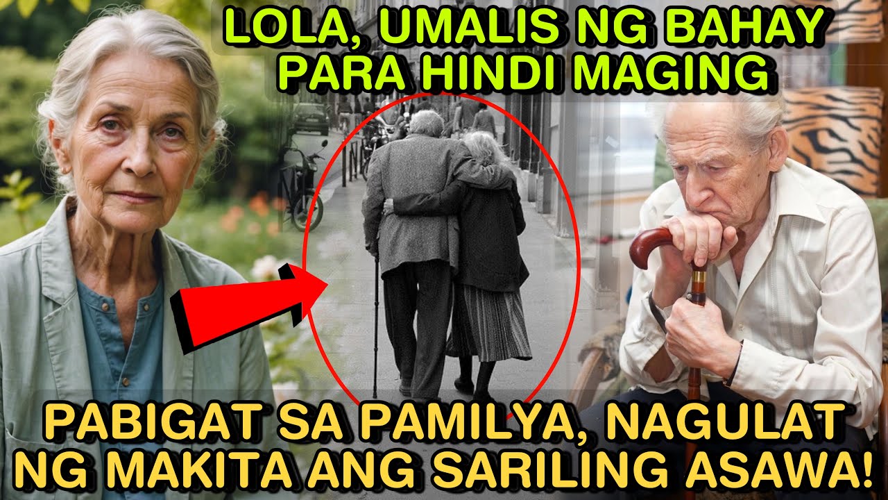 LOLA, UMALIS NG BAHAY PARA HINDI MAGING PABIGAT SA PAMILYA, NAGULAT NG MAKITA ANG SARILING ASAWA!
