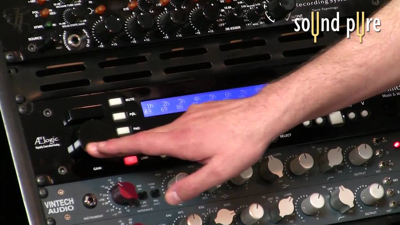 ProTools Mic Pre - Millennia HV-3R Remote Control Video Demo