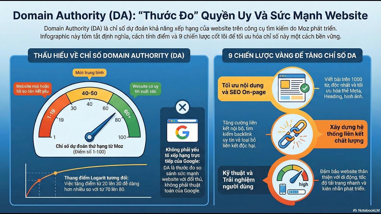 Domain authority là gì? 9+ bước nâng điểm DA hiệu quả nhất