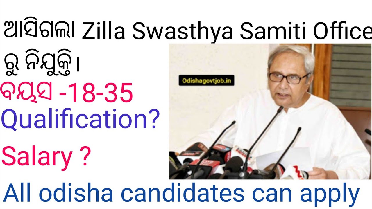 Block level job requirement ! Odisha Govt Job ! BDM,BAM,STLT !