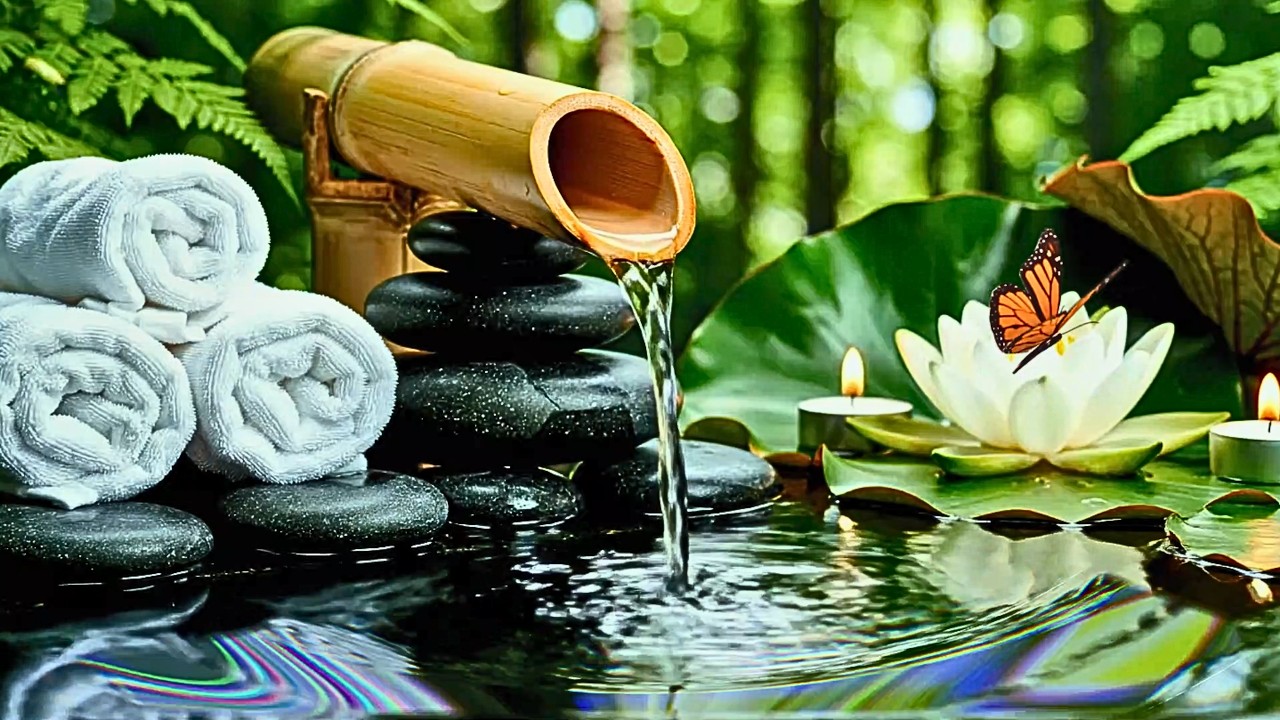 Unwind Your Mind and Drift Off 🌙 Bamboo Water for Peaceful Sleep
