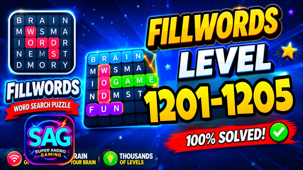 FILLWORDS level 1201 1202 1203 1204 1205