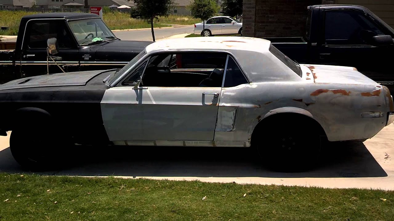 1968 ford mustang 5.0 cobra efi conversion t5 idle and walk around