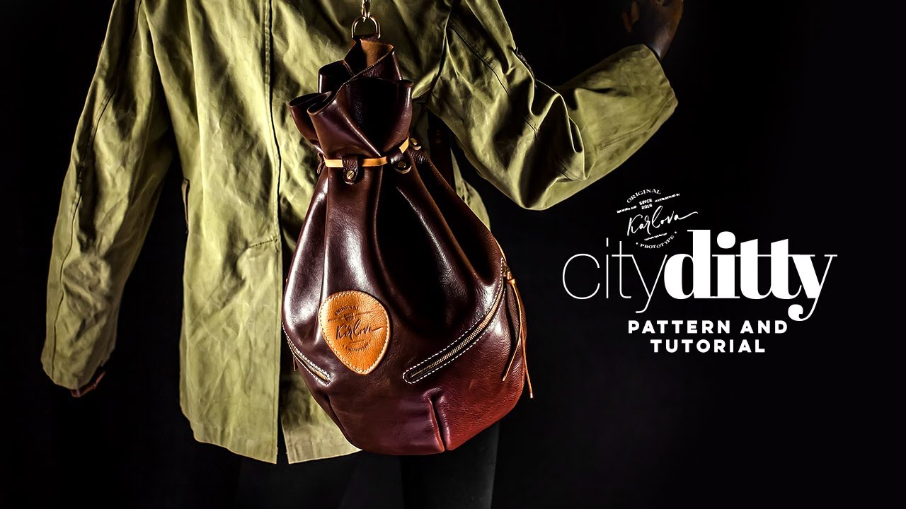 City Ditty Pattern and Tutorial: Make Classy Sailor's Sack by Karlova Design.