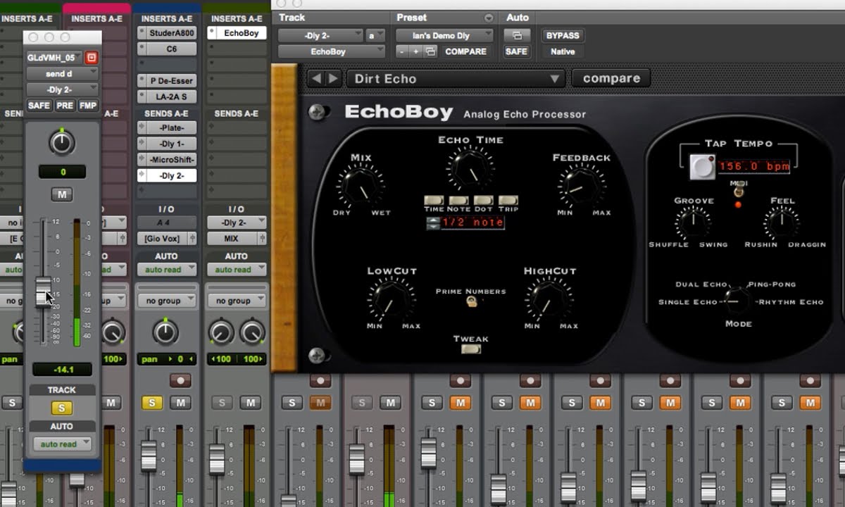SideChain Compression Trick Creating a Trailing Delay Effect
