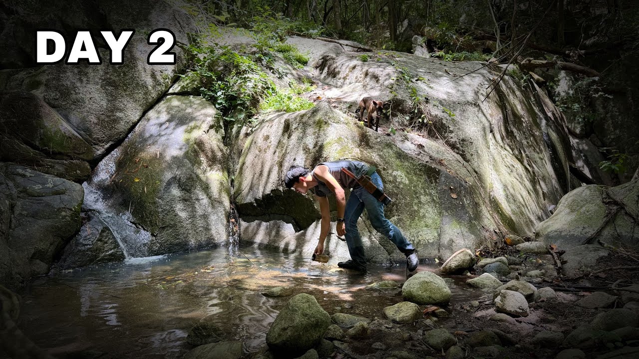 วันที่ 2 เดินสำรวจดูป่าต้นน้ำ!หาหน่อไม้มาทำอาหารพบร่องรอยหมูป่าหากินเจ้าเสือเห่าอะไร?