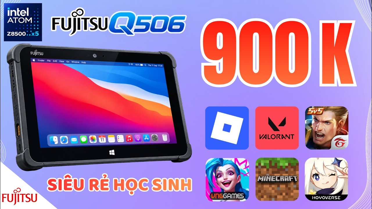 Fujitsu Q506: M&agrave;n FHD + Intel 4 Nh&acirc;n + Gi&aacute; Chưa Đến 1 Triệu !