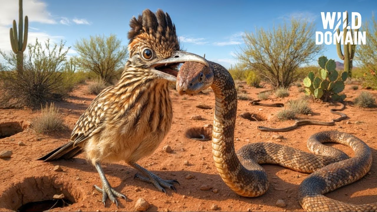 UCCELLO CORRIDORE | Il Brutale Cacciatore Di Serpenti Più Temuto Nel Deserto