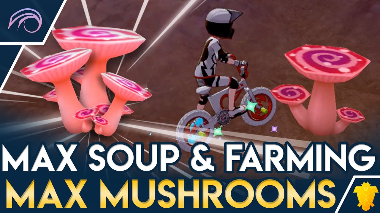 GET GMAX POKEMON MAKE MAX SOUP HOW TO SPAWN MAX MUSHROOMS The Isle of Armor Pokemon Sword and Shield
