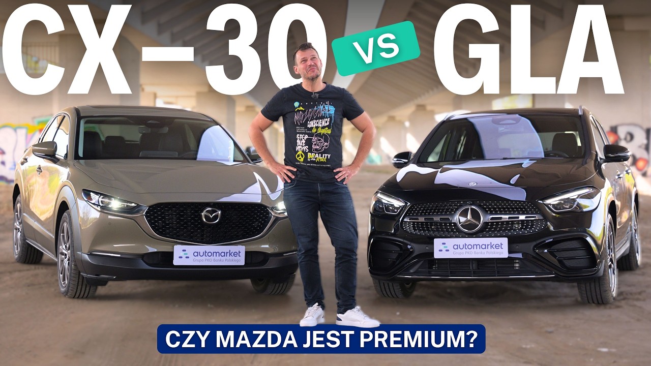 Mazda CX-30 vs Mercedes GLA &ndash; Czy Mazda dogoniła premium?