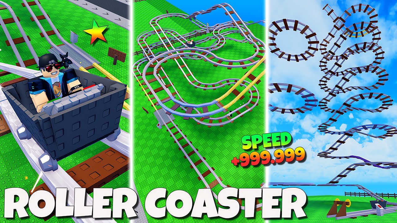 SERU 1000%!! Rakit Rel ROLLER COASTER Terbaik & Terkeren 🎢🔥🗿 | Build a Roller Coaster Indonesia