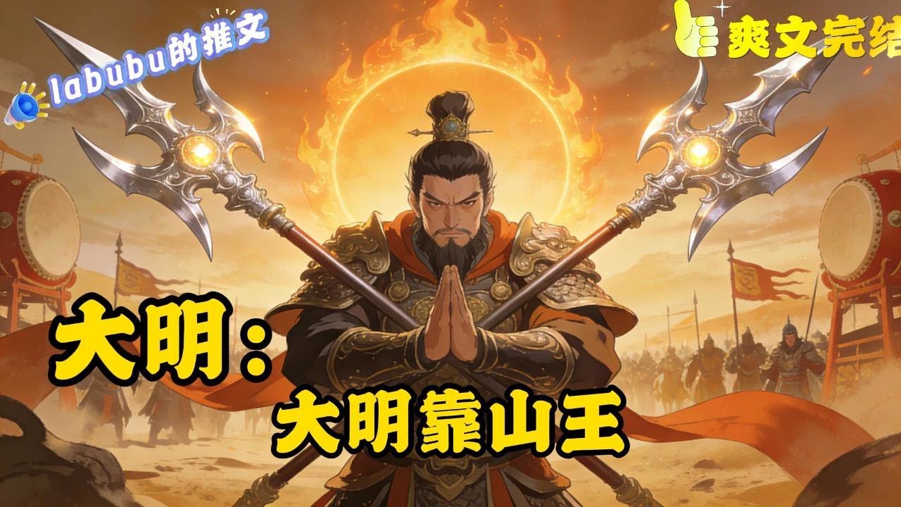 完结《大明靠山王 1》双戟高悬耀日光， 银钩耀目映寒霜。 锋芒所指披荆斩， 威震四方镇边疆。 昔日英雄持此器， 驰骋沙场敌莫当。 今朝仍见双戟在， 犹闻战鼓响云霄。#爽文#历史#脑洞