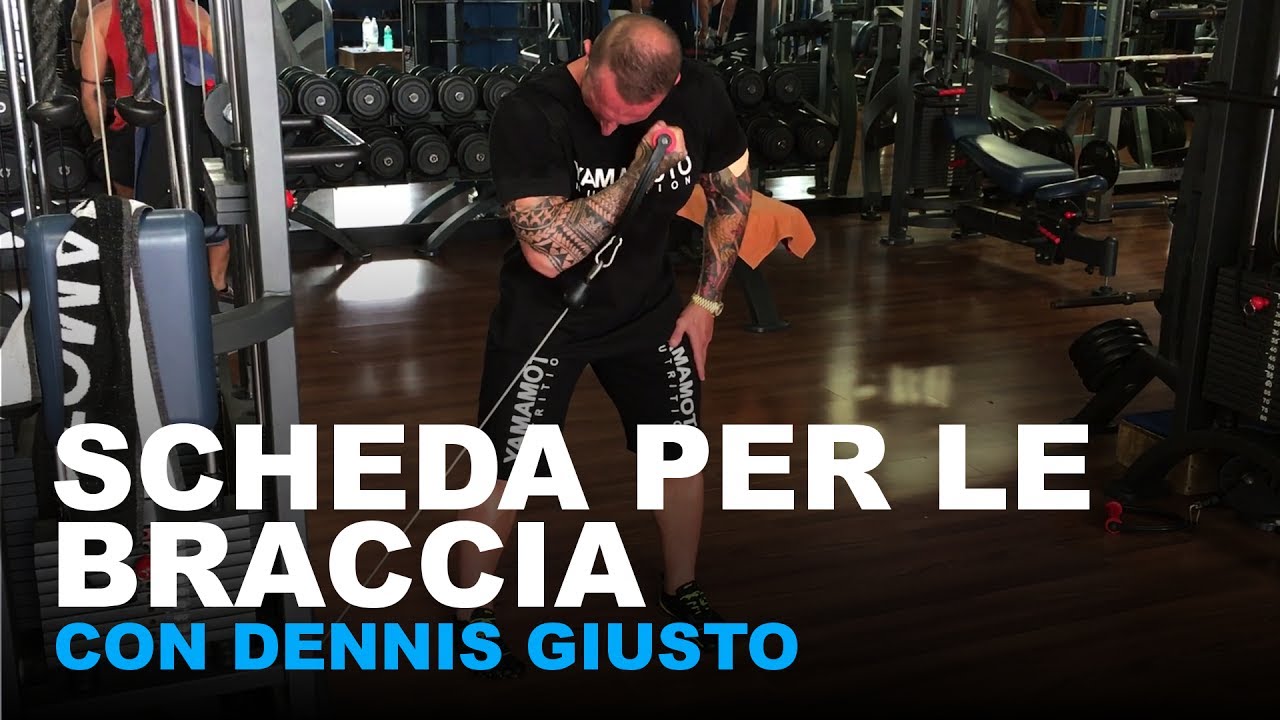 Scheda di allenamento per ottenere braccia più grosse