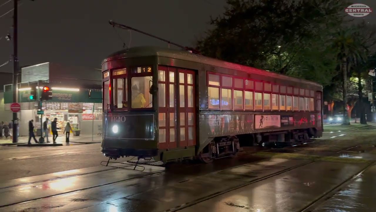 Night Time Ride on the New Orleans Street cars