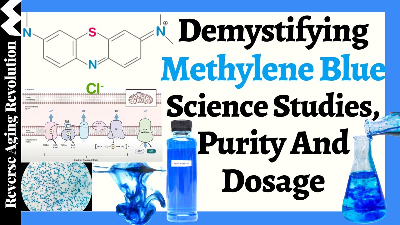 Methylene Blue : Potential Benefits For Anti-Aging, Brain Health And More!!!