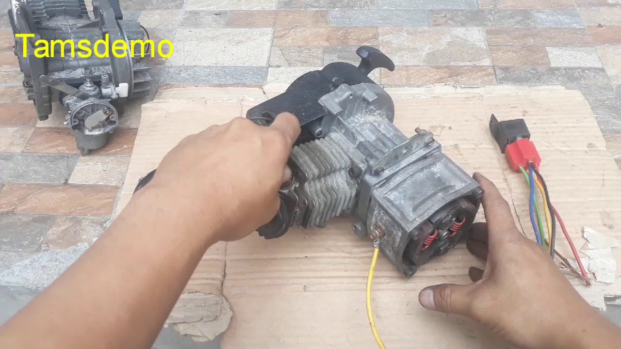 Pocket bike electric starter 49cc mini bike mini enduro mini atv