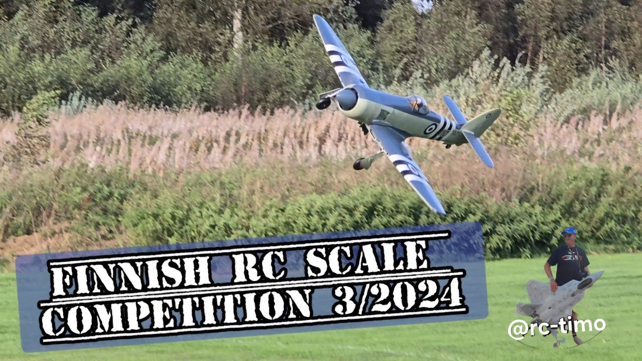R/C Scale model aeroplane Competition 3/2024 Seinäjoki Finland