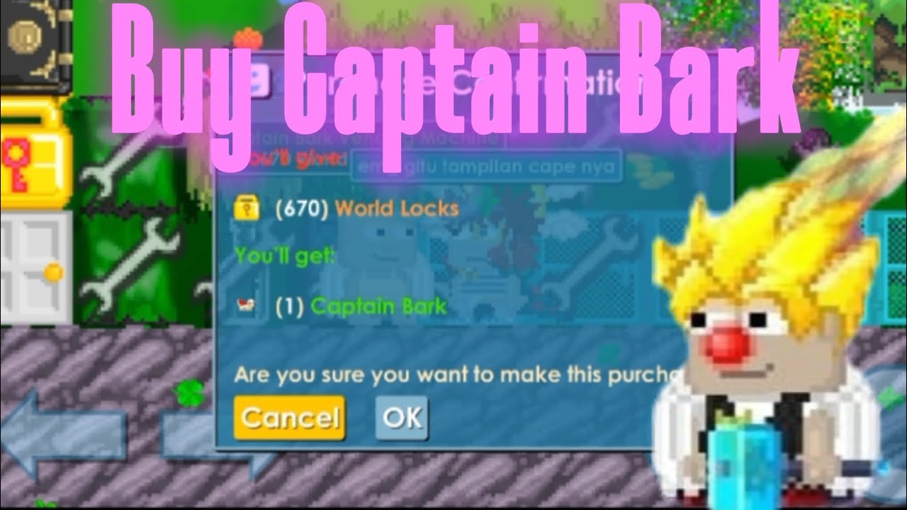Captain Bark item pet Cape terbaru