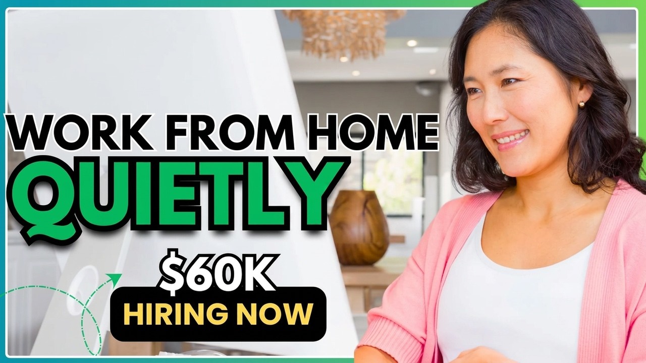 QUIET No/Low Phone + No Experience Work From Home Jobs 2026