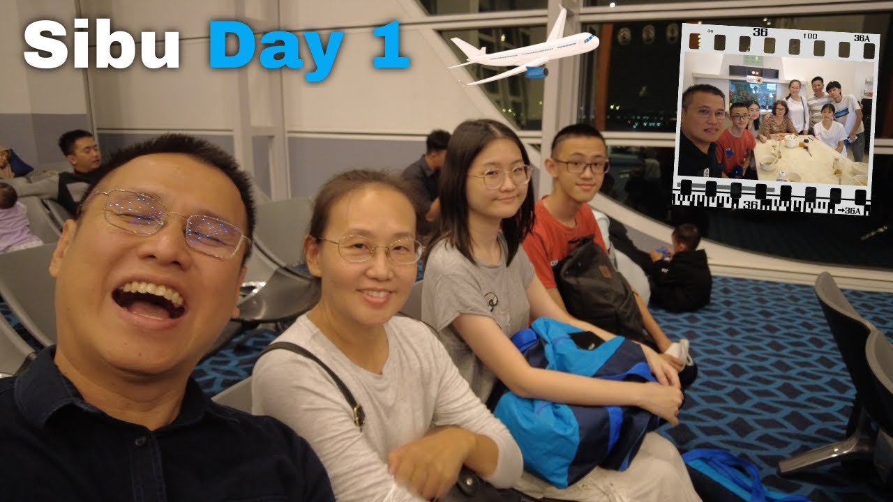 Day 1, Flying to Sibu Sarawak for Family Gathering and Holiday