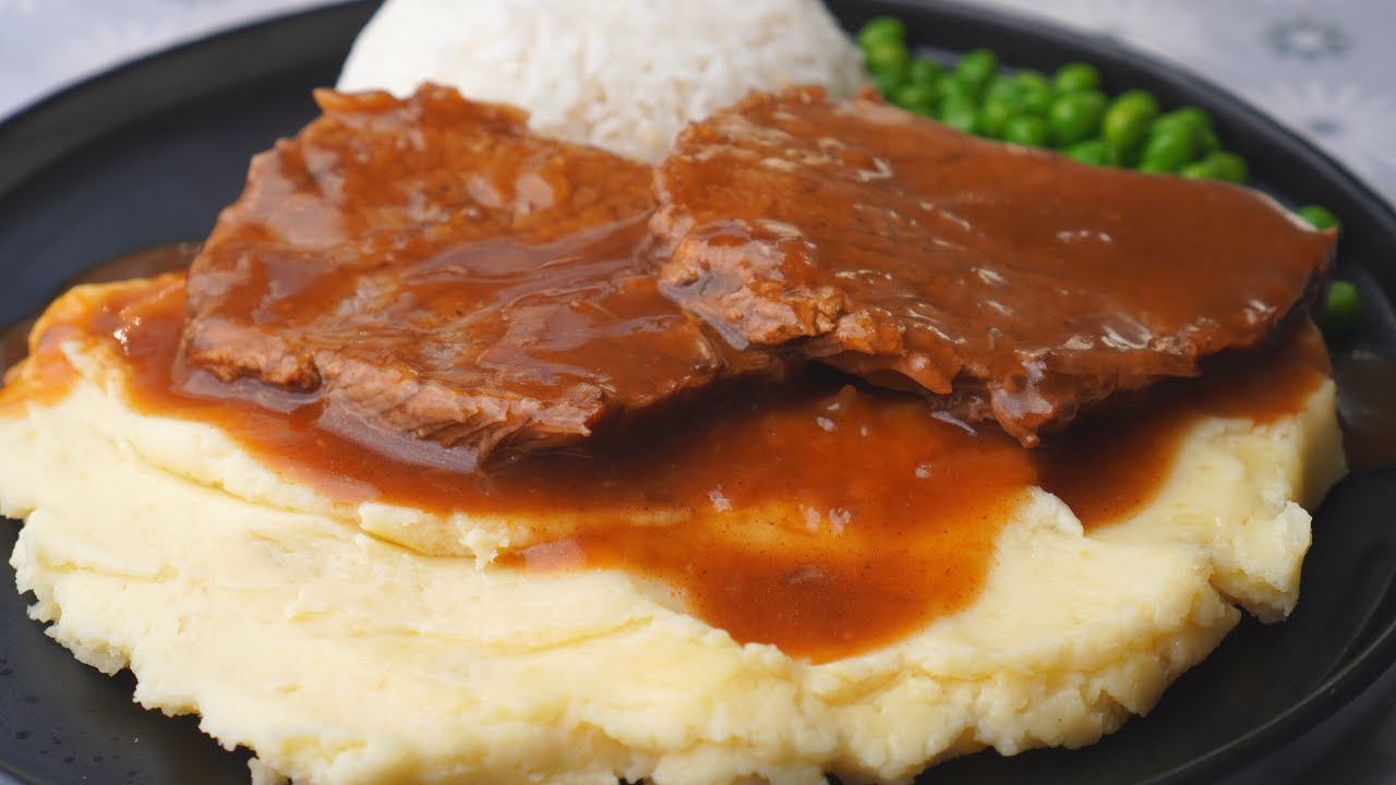 Asado de Carne Peruano con Pure de Papas