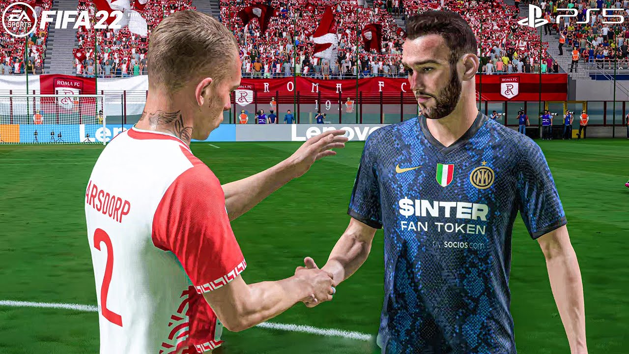 FIFA 22 &mdash; Интер Милан &mdash; Рома &mdash; Серия А 21/22 | 4К Геймплей