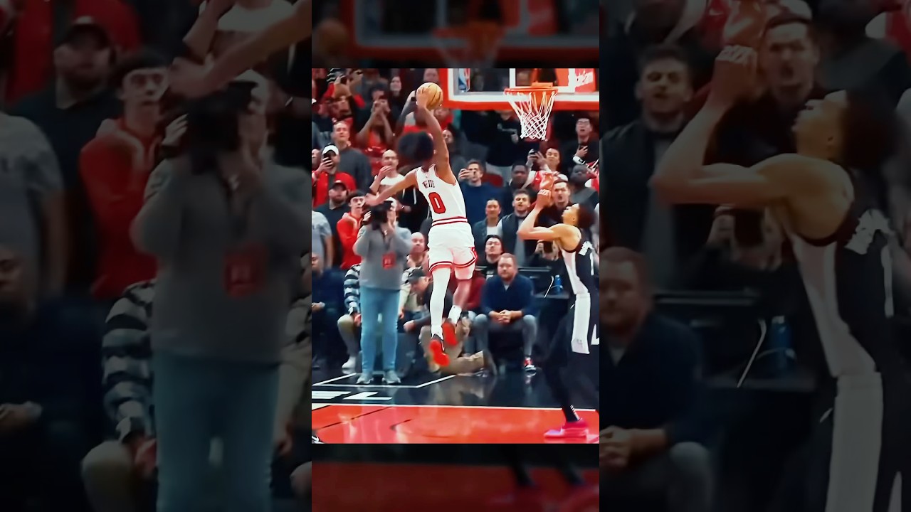 Coby White Posters Wemby😳🤩 #basketball #nba