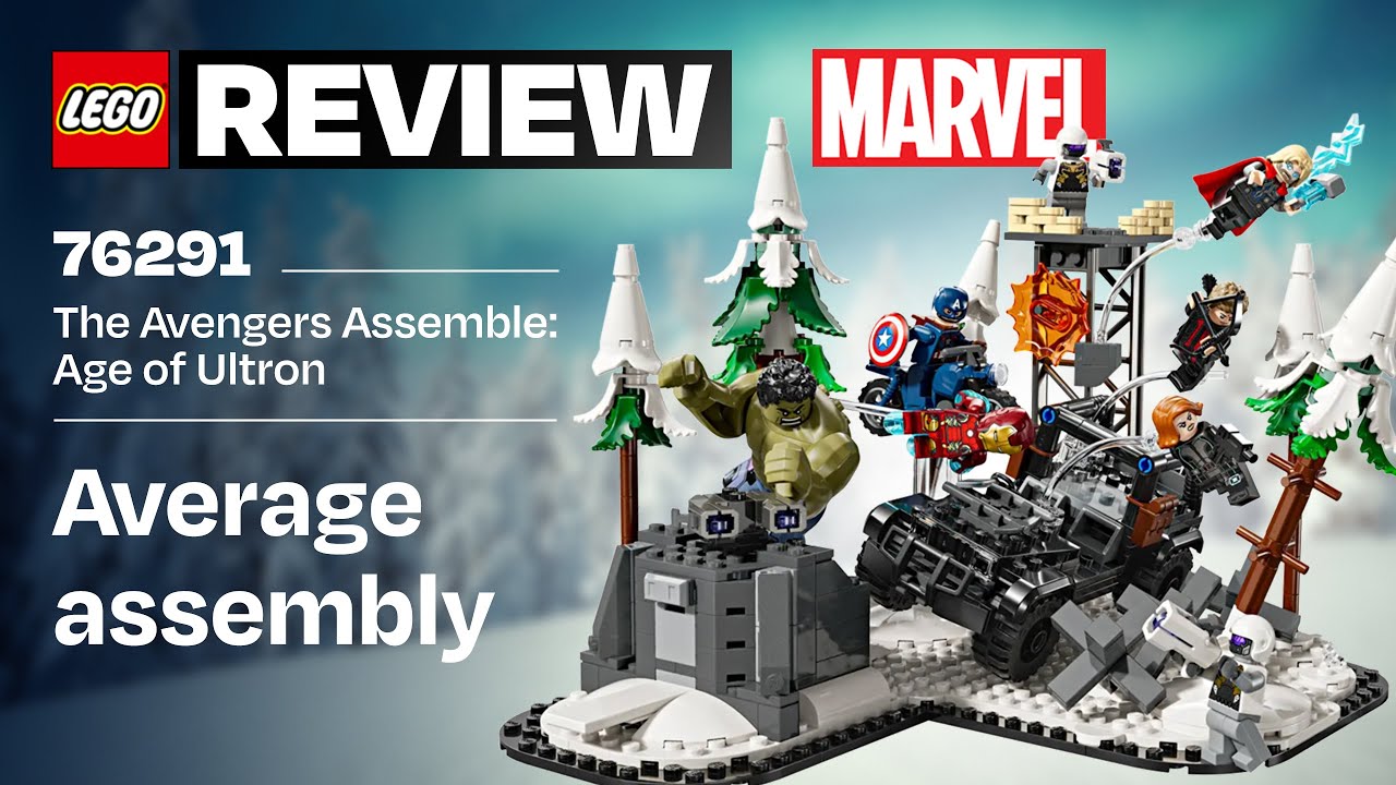 The Average Assembly | LEGO The Avengers Assemble: Age of Ultron 76291 REVIEW