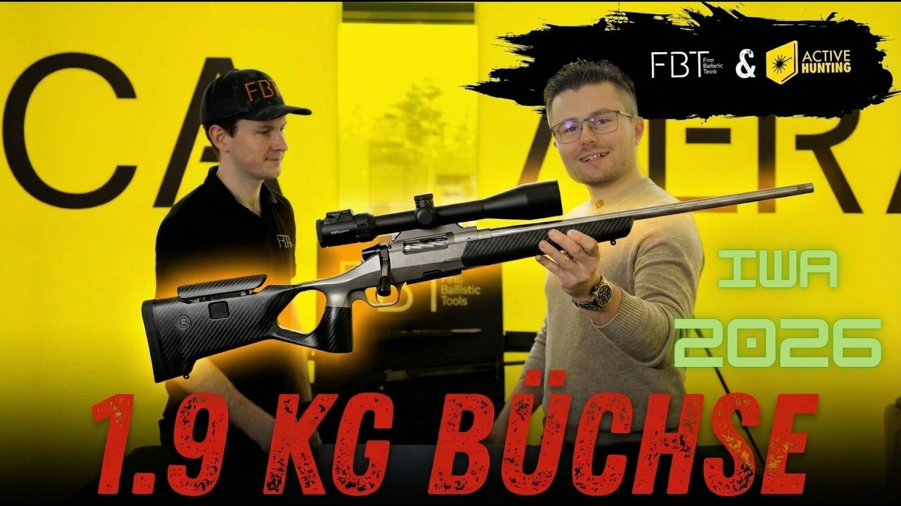 Leicht, leichter am leichtesten. AERA 1, die 1.9 kg Büchse von FBT auf der IWA 26 vorgestellt