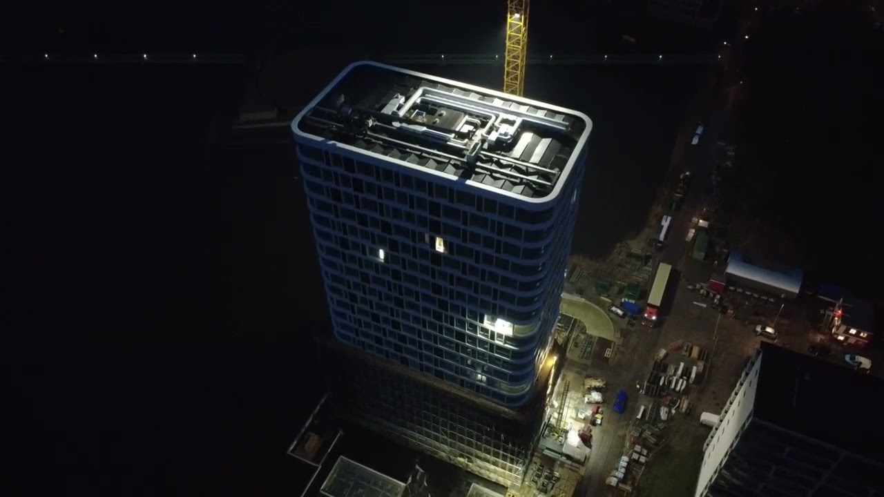 Hoe ziet de bouw er 's ochtends vroeg uit