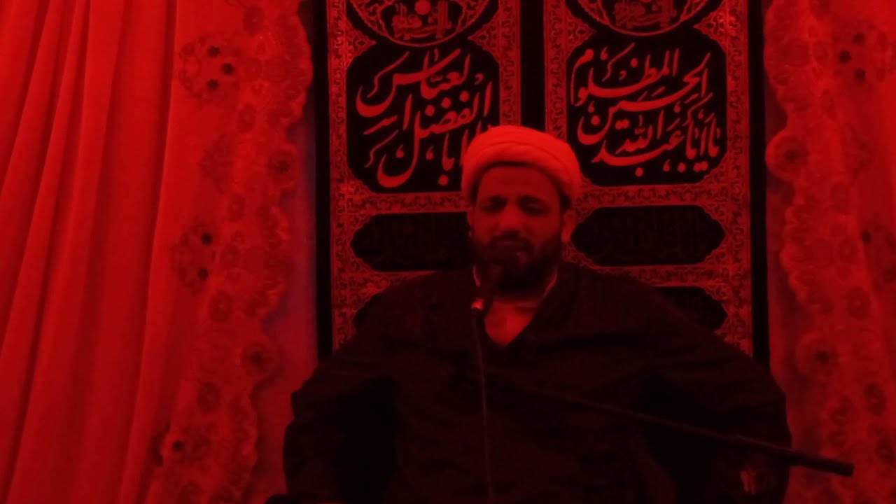 شيخ جعفر الدجيلي في مجلس عزاء فاطمه الزهراء ( عليهةالسلام)