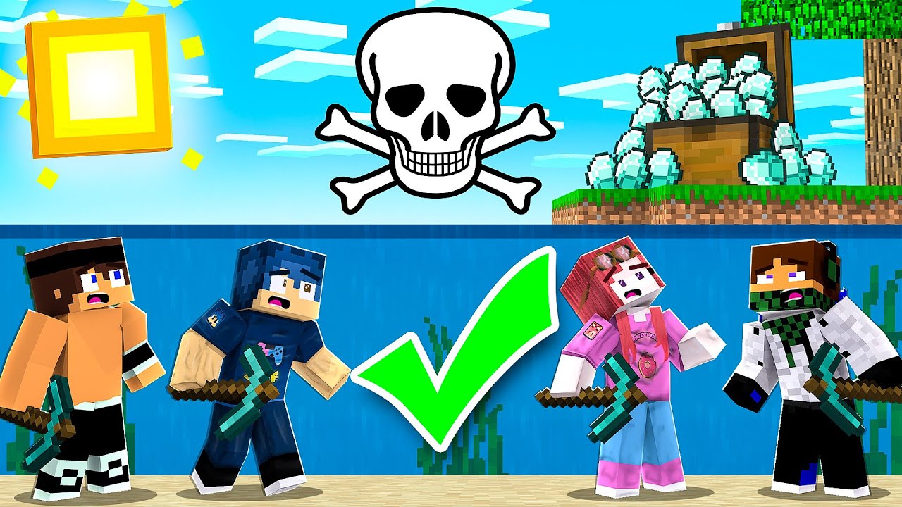MINECRAFT MA PUOI RESPIRARE SOLO SOTT'ACQUA!