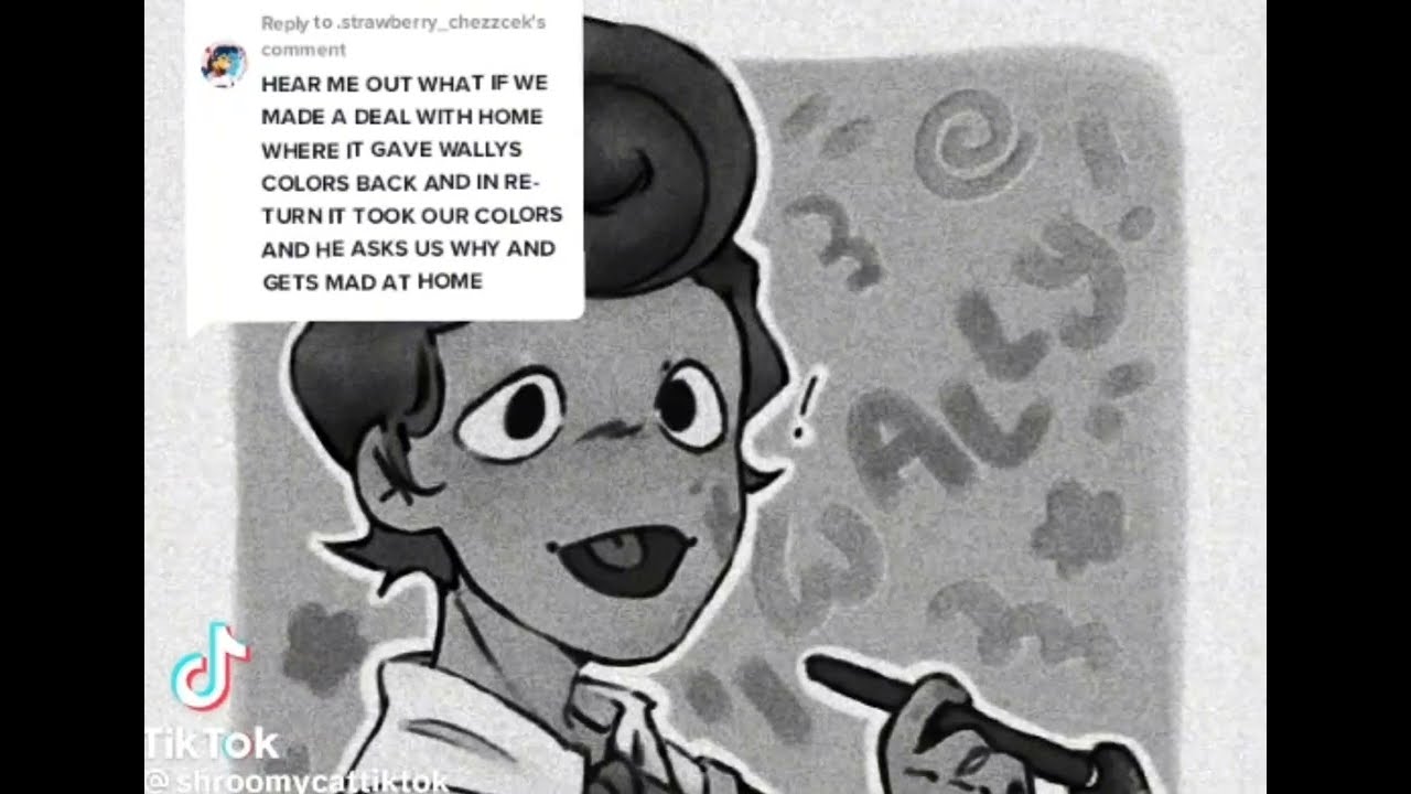 Grayscale Wally x Listener (Credit to shroomycattiktok)