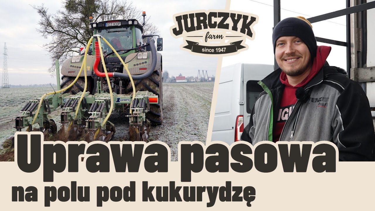 46. Siejemy pasowo nawóz pod kukurydzę - ORTHMAN 1tRIPr na polu