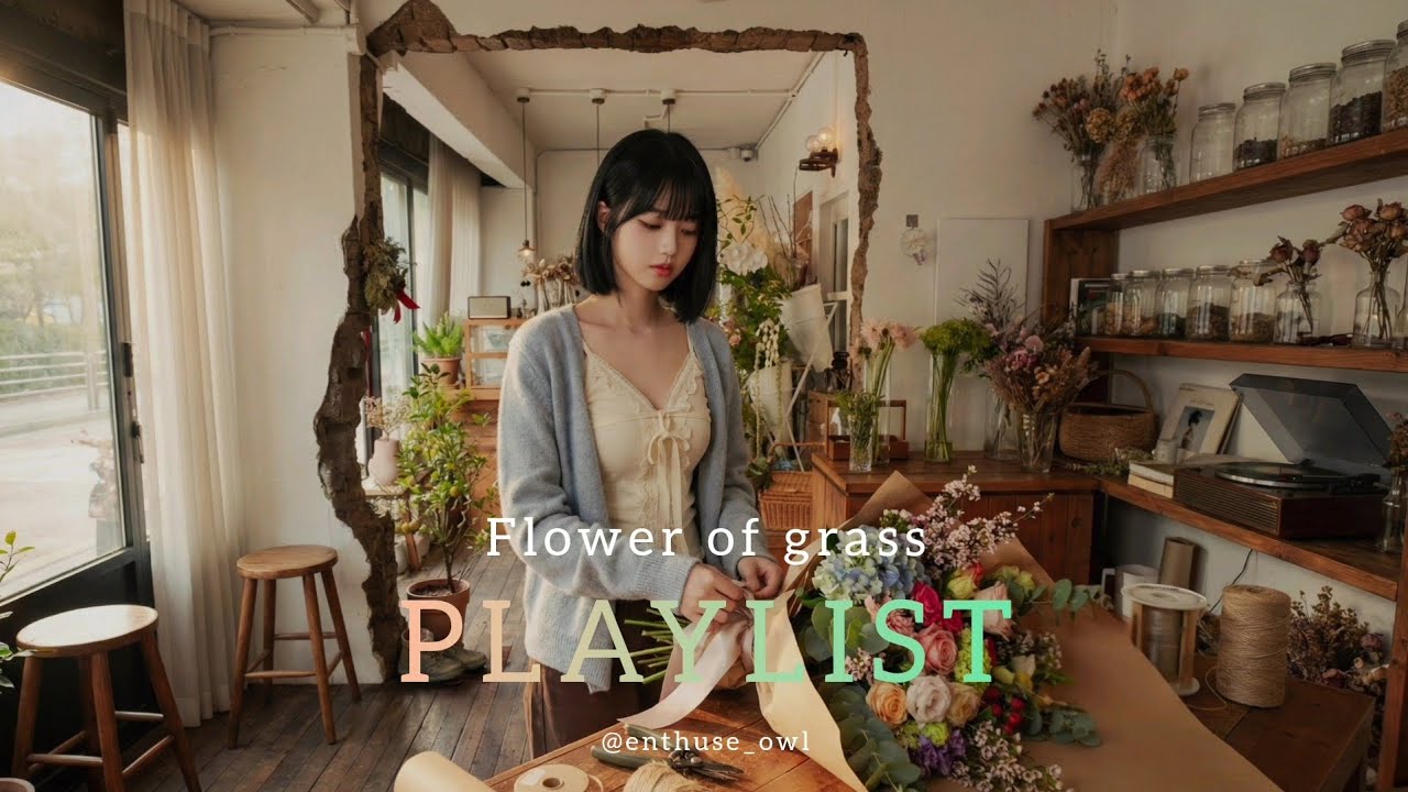 Playlist. 밝고 강인한 풀꽃의 인디밴드 노래 INDIE KPOP MUSIC ALBUM. Flower of grass