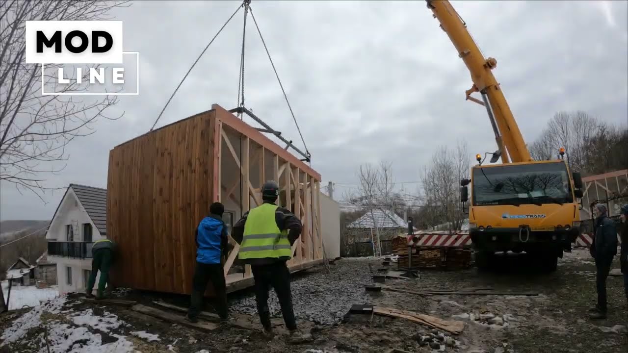 🏠 Casă modulară din 3 module | Montaj rapid în 10 zile | Modline România