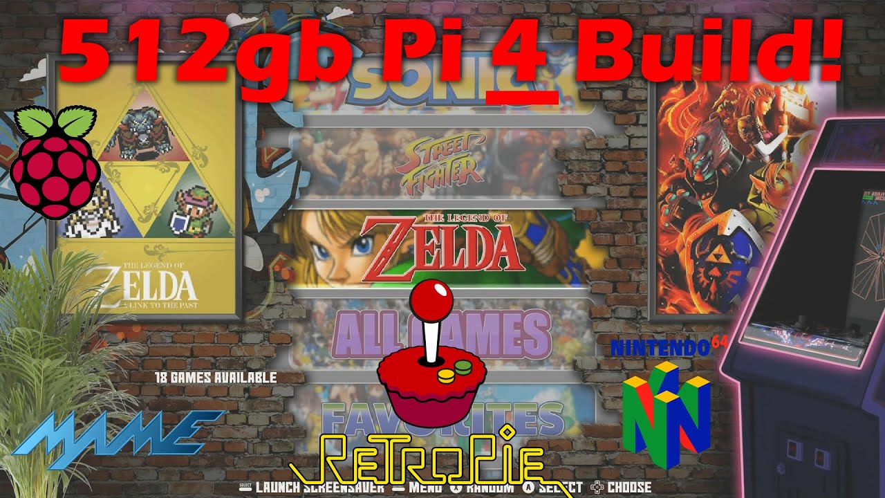 Raspberry Pi 4 Mega Retro 512 ГБ — просто бомба!