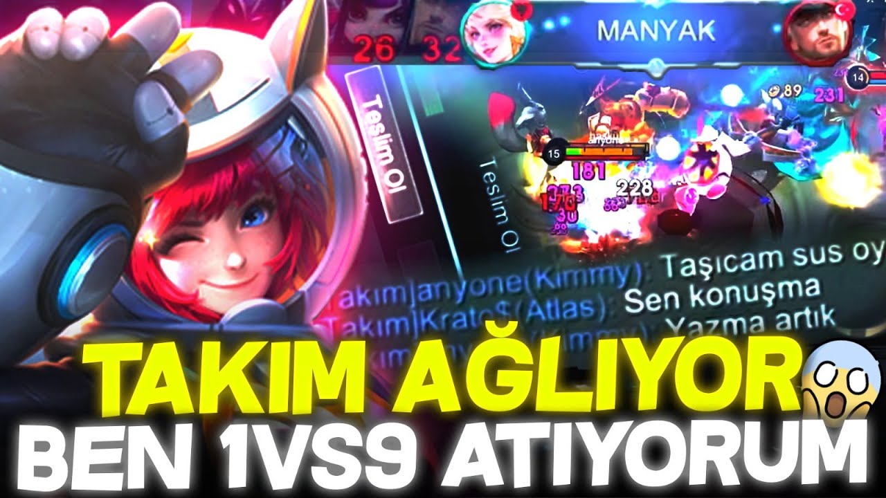 BAZI AĞLAR BAZILARI AĞLATIR 🙂 &Ccedil;OK KONUŞTULAR SUSTURDUM Kimmy Jin - Mobile Legends
