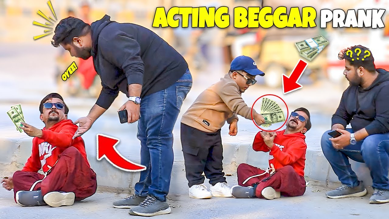 Acting Beggar Prank - Funny Reactions - | @NewTalentOfficial