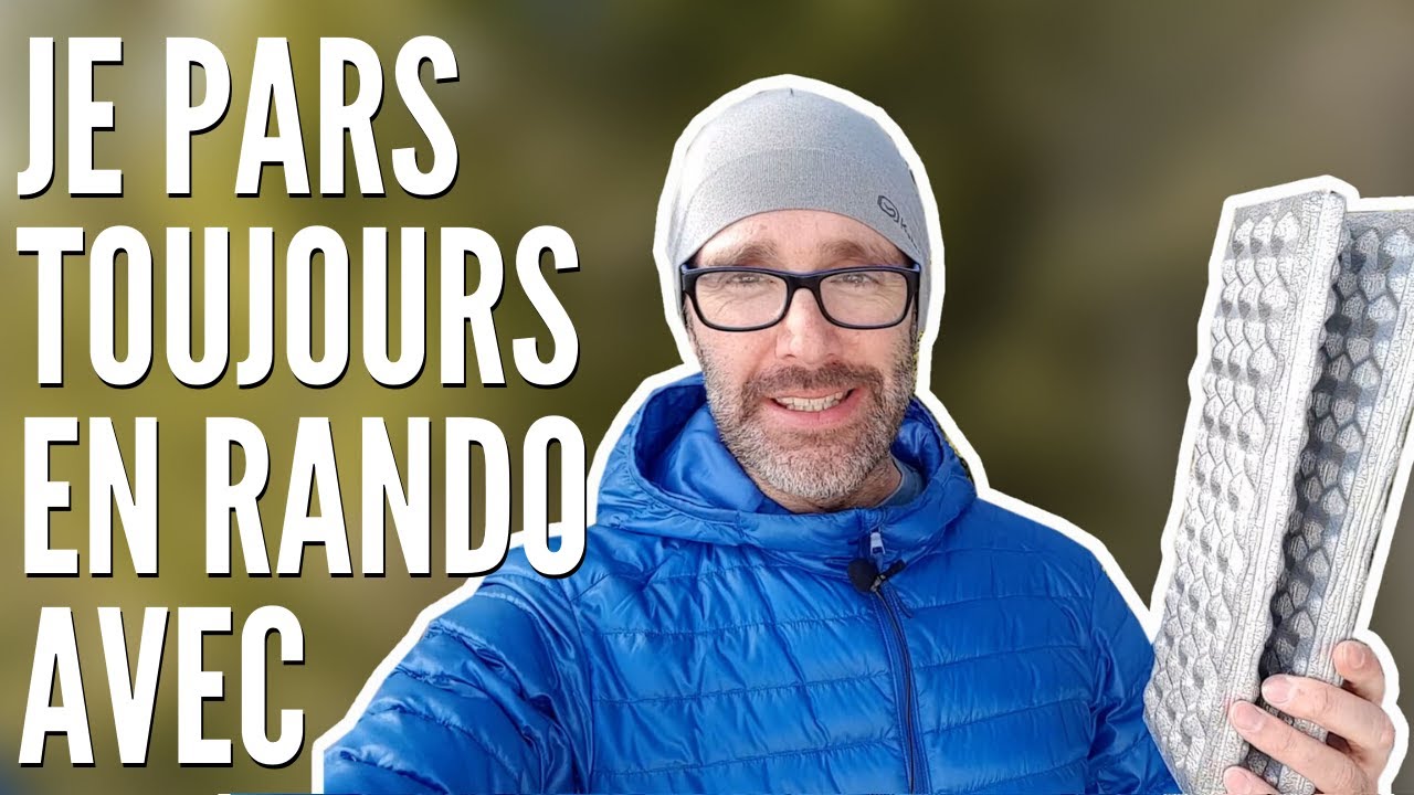 L'astuce confort en rando l'hiver et l'&eacute;t&eacute; : le sit pad pliable en mousse ! Indispensable et l&eacute;ger.