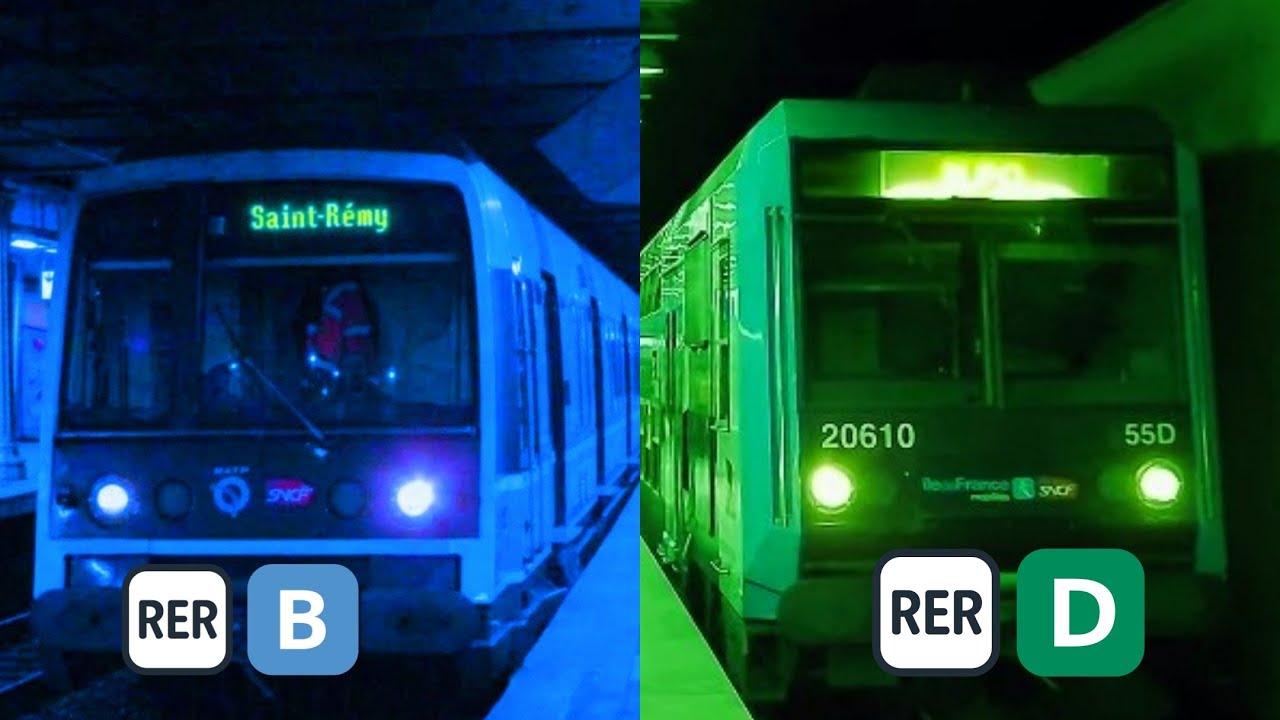 RER B vs RER D (mi84 vs Z20500)