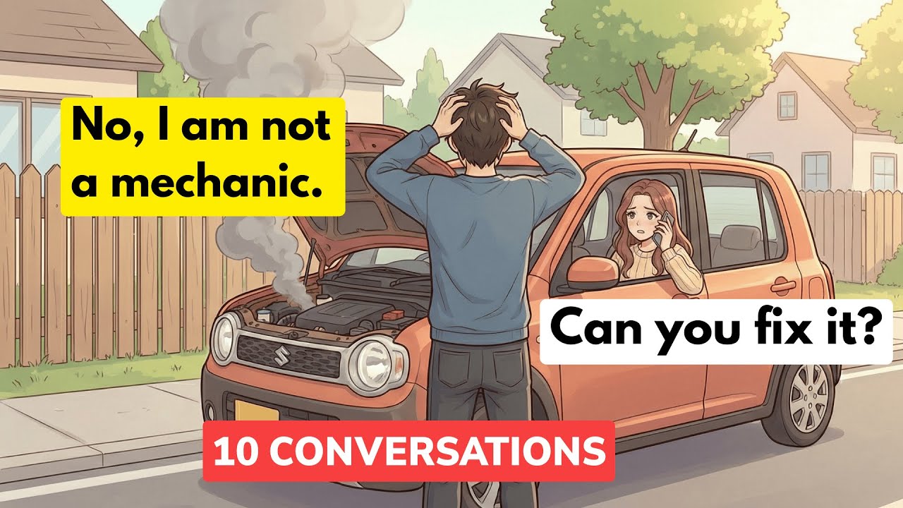 10 Simple English Conversations for Beginners | Real English Dialogues (A1-A2)