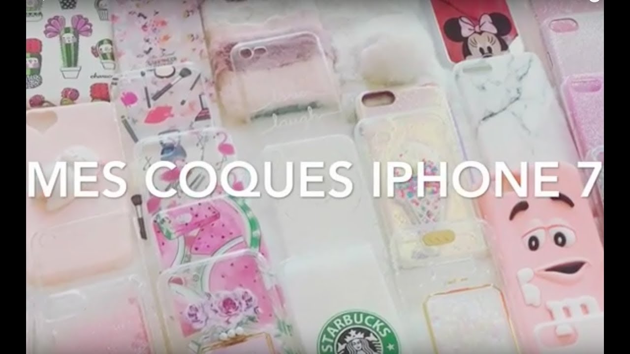 Mes coques iPhone 7 💕💕💕📱
